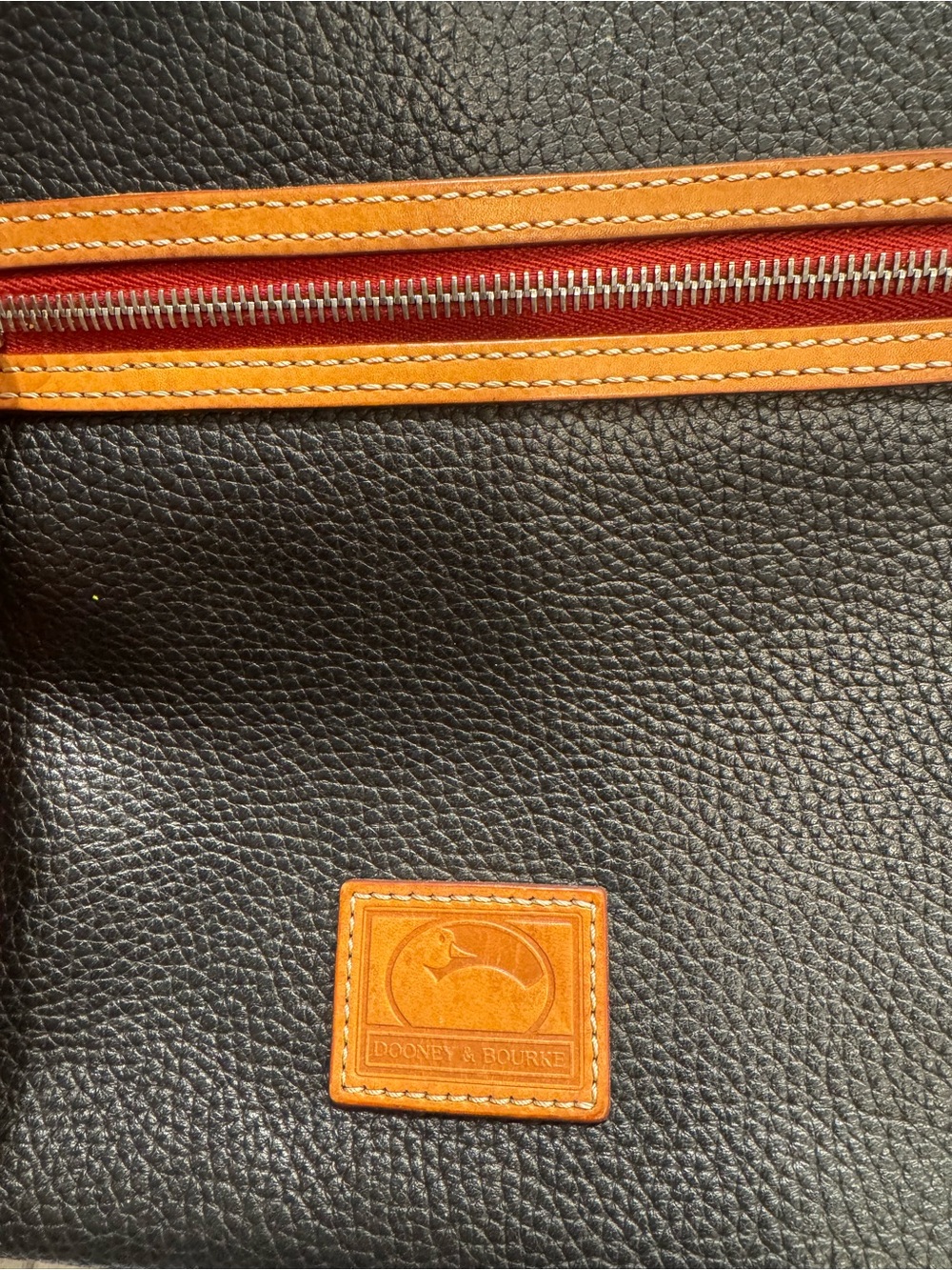 Dooney & Bourke Patterson Paige Sac Black Pebble Leather Hobo Bag - Picture 3 of 15